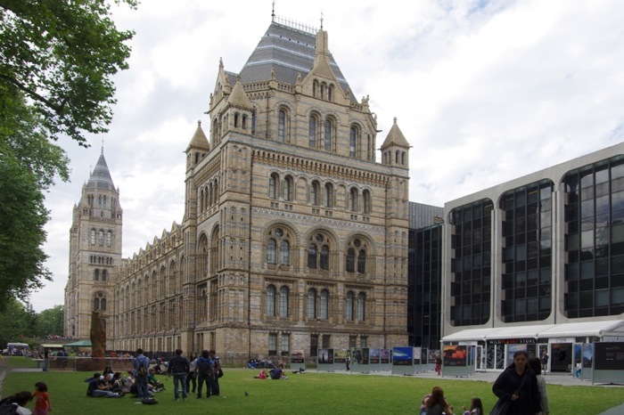 La remarquable architecture du bâtiment principale du NHM