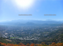 Paysage aux alentours de Grenoble en aout 2022