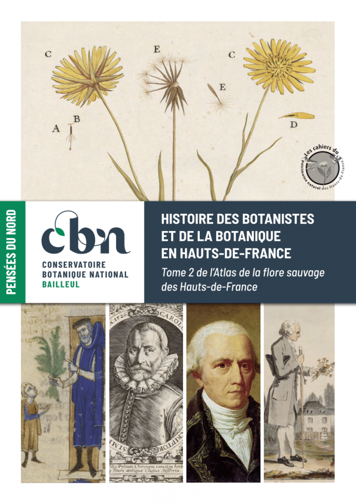 Couverture L’histoire des botanistes et de la botanique en Hauts-de-France CBN de Bailleul 2023