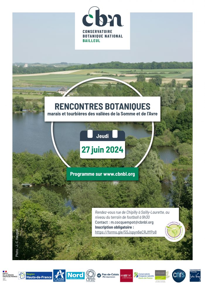 Affiche rencontres botaniques 2024