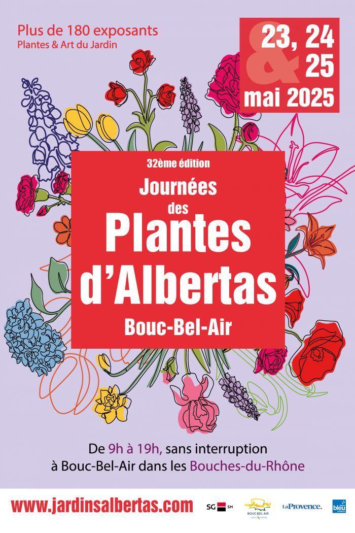 Visuel 32e edition Journées des Plantes d'Albertas 2025 HD